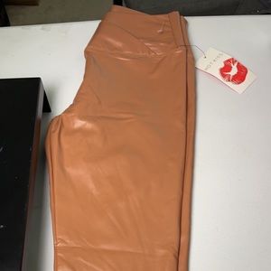 Faux leather pant brand new
